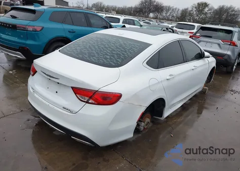 2015 Chrysler 200 C from USA, damaged, VIN 1C3CCCCG0FN713687